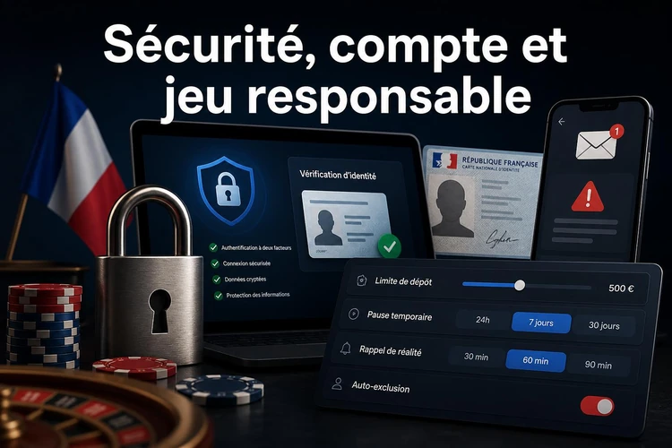 Sécurité, compte et jeu responsable